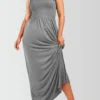 Women's Strapless Maxi Dress