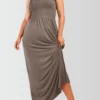 Women's Strapless Maxi Dress
