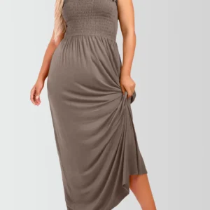 Women's Strapless Maxi Dress
