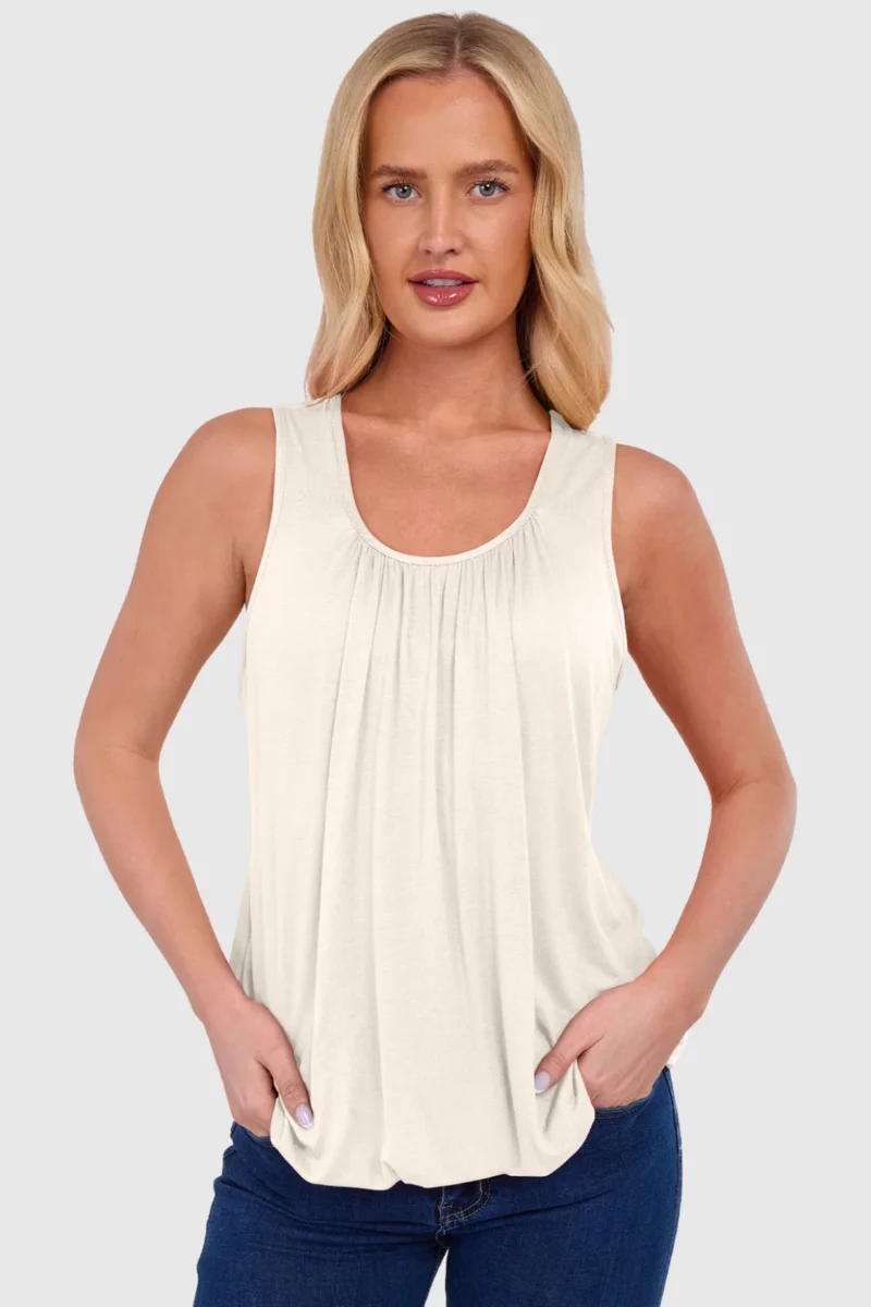 Women's Bubble Hem Vest Top