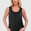 Women's Bubble Hem Vest Top
