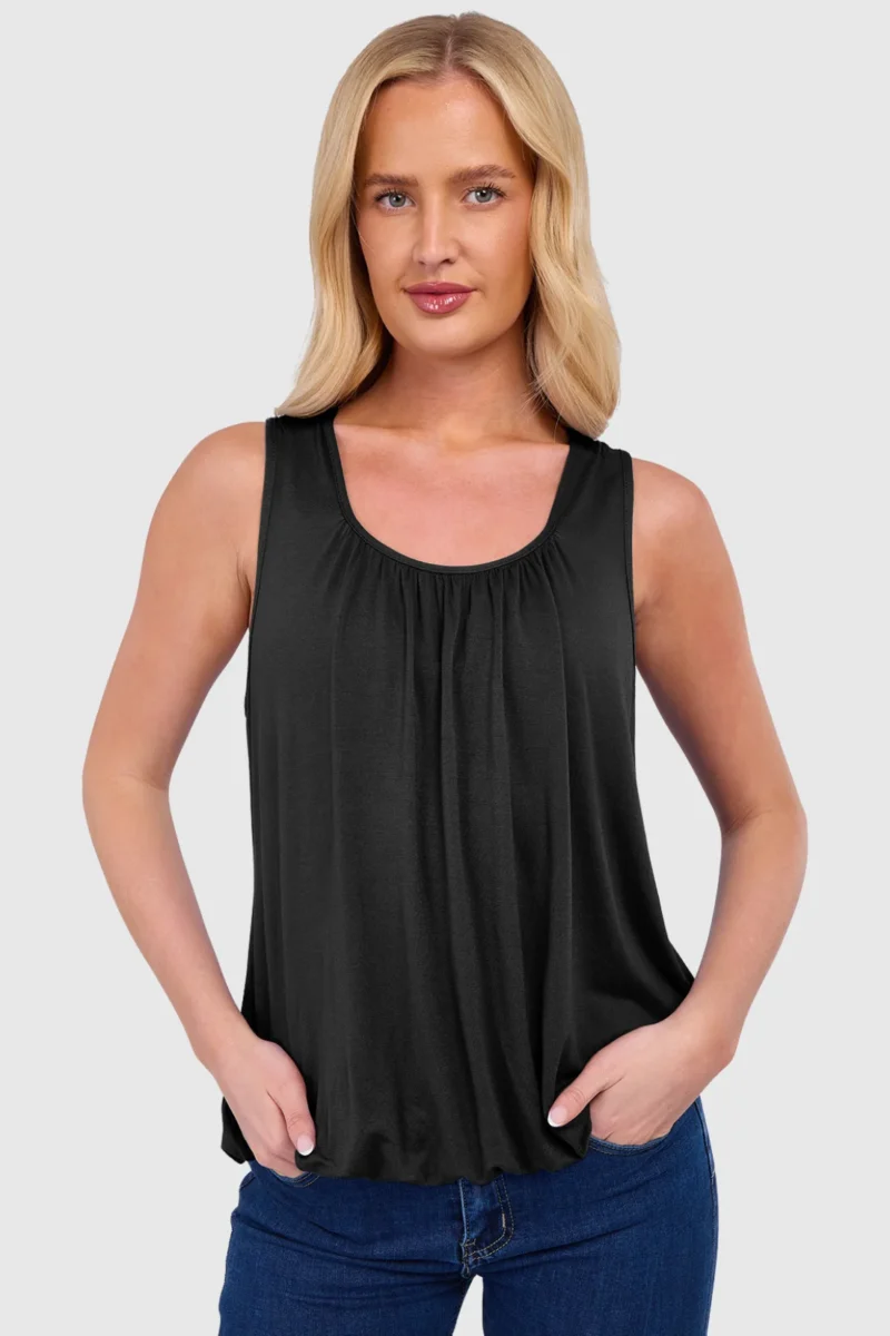 Women's Bubble Hem Vest Top