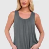 Women's Bubble Hem Vest Top