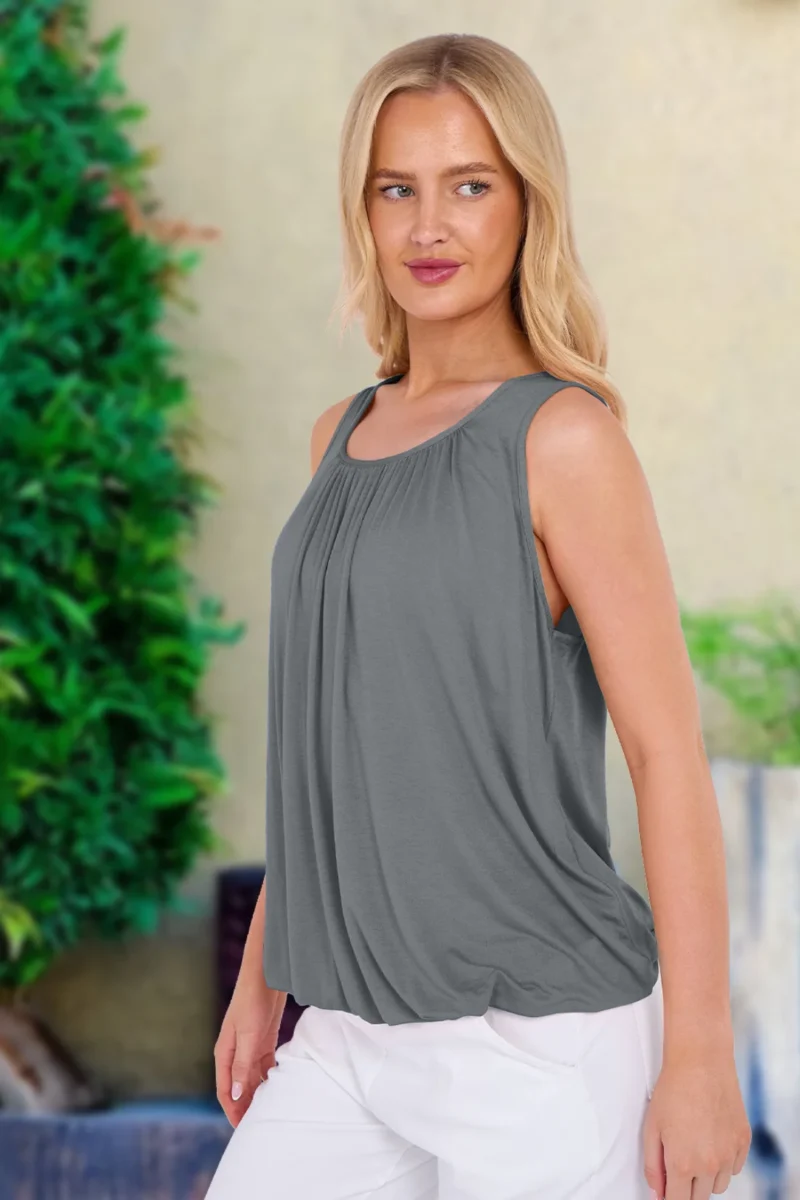 Women's Bubble Hem Vest Top