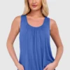 Women's Bubble Hem Vest Top