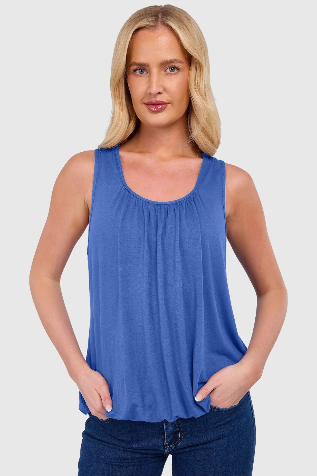Women's Bubble Hem Vest Top