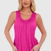 Women's Bubble Hem Vest Top