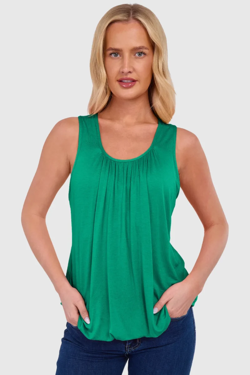 Women's Bubble Hem Vest Top