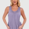 Women's Bubble Hem Vest Top