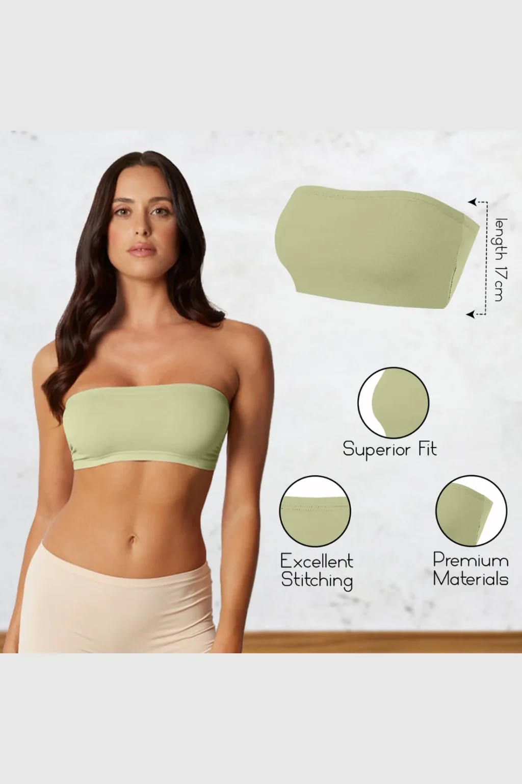 Women's Strapless Bandeau Top