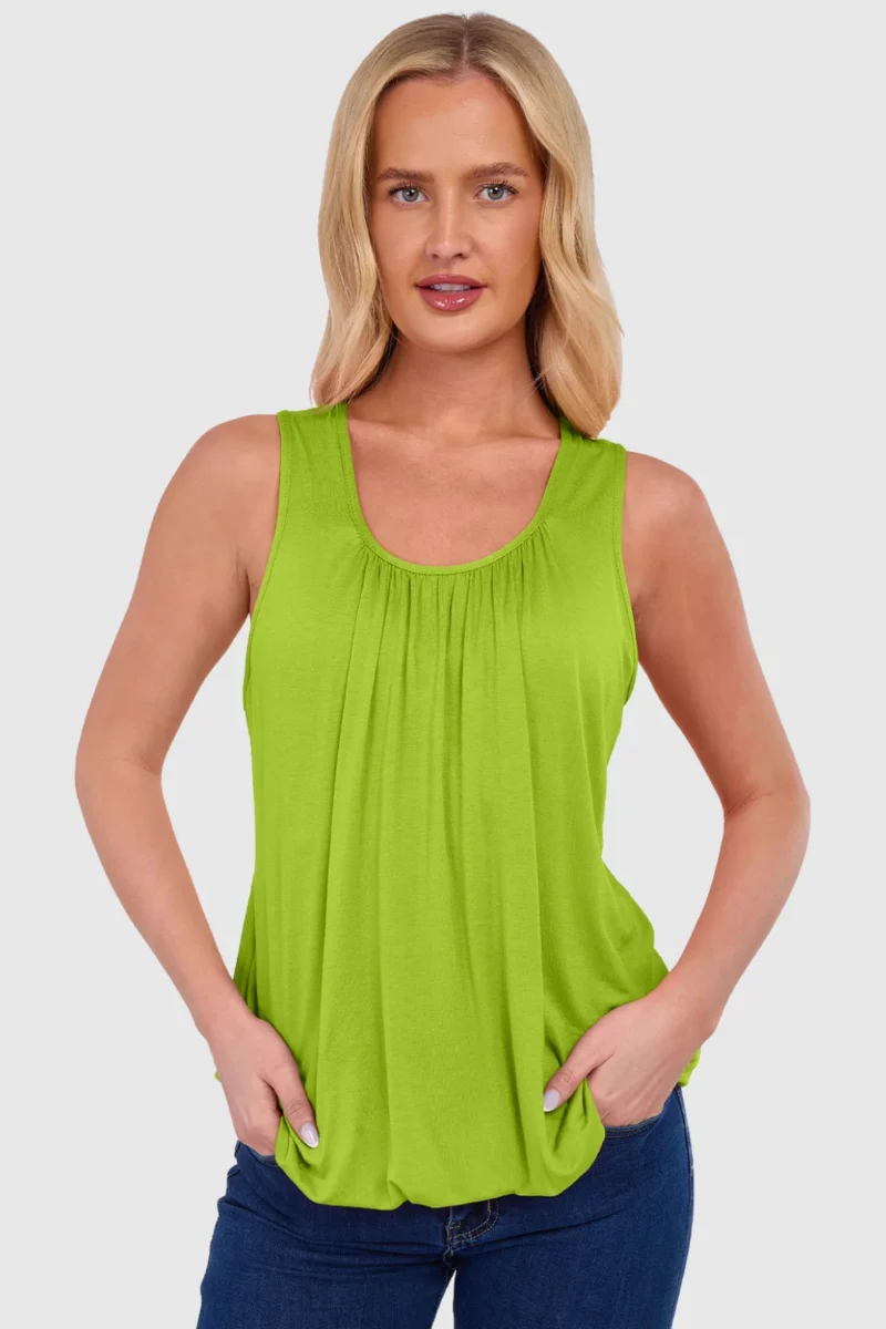 Women's Bubble Hem Vest Top