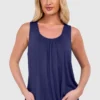 Women's Bubble Hem Vest Top
