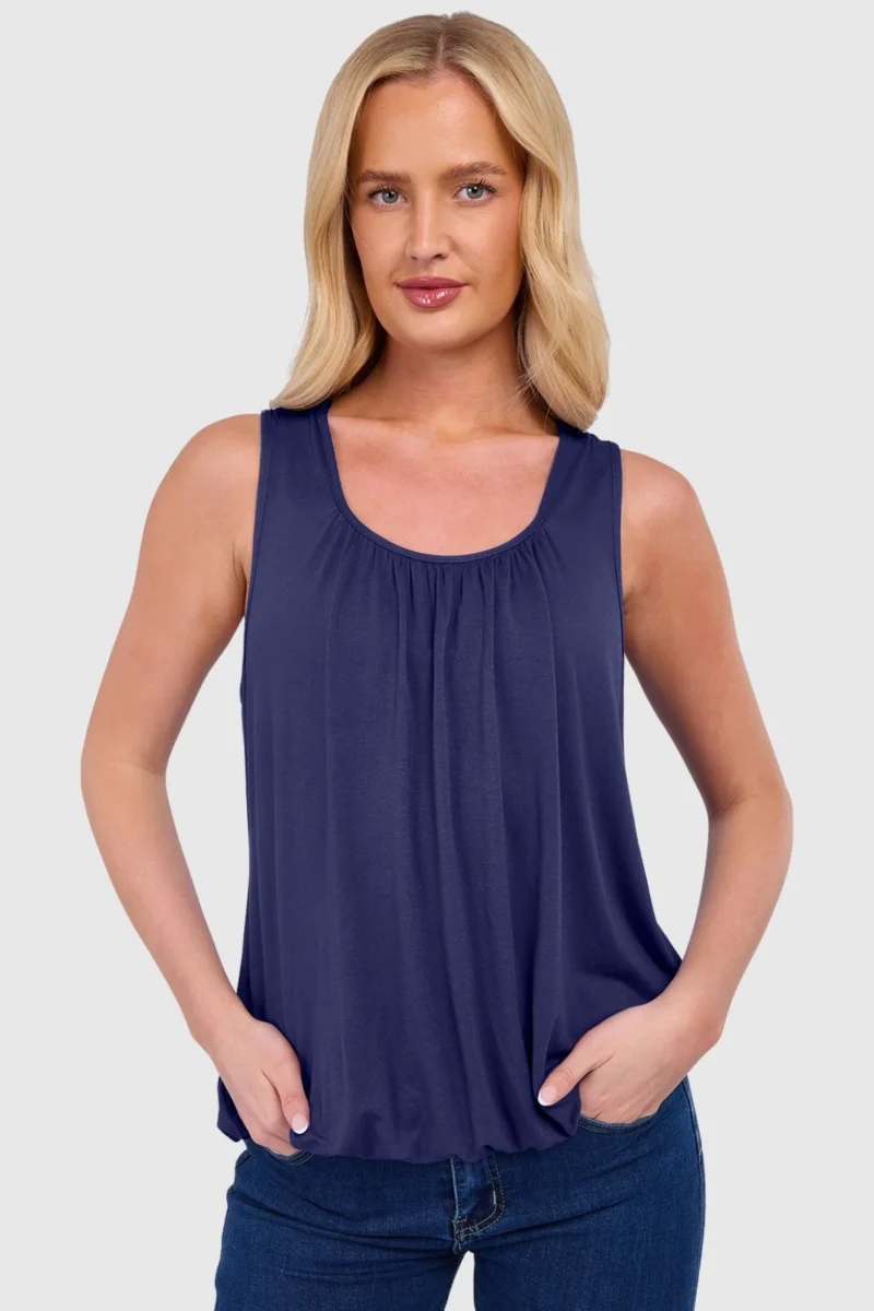 Women's Bubble Hem Vest Top