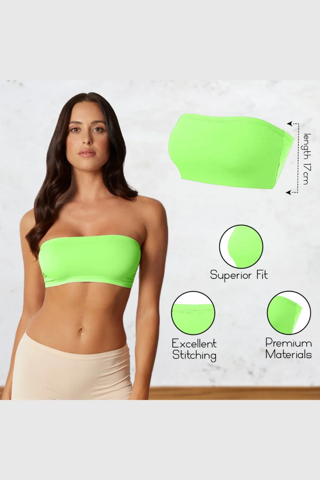 Women's Strapless Bandeau Top