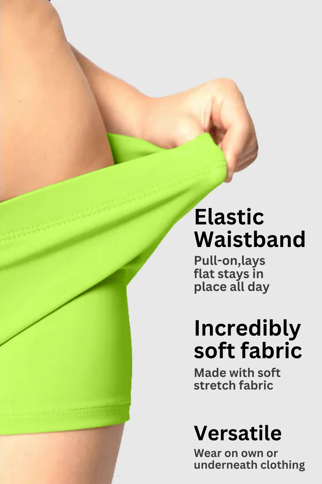 Girls Neon Cycling Shorts