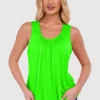 Women's Bubble Hem Vest Top