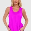 Women's Bubble Hem Vest Top