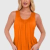 Women's Bubble Hem Vest Top