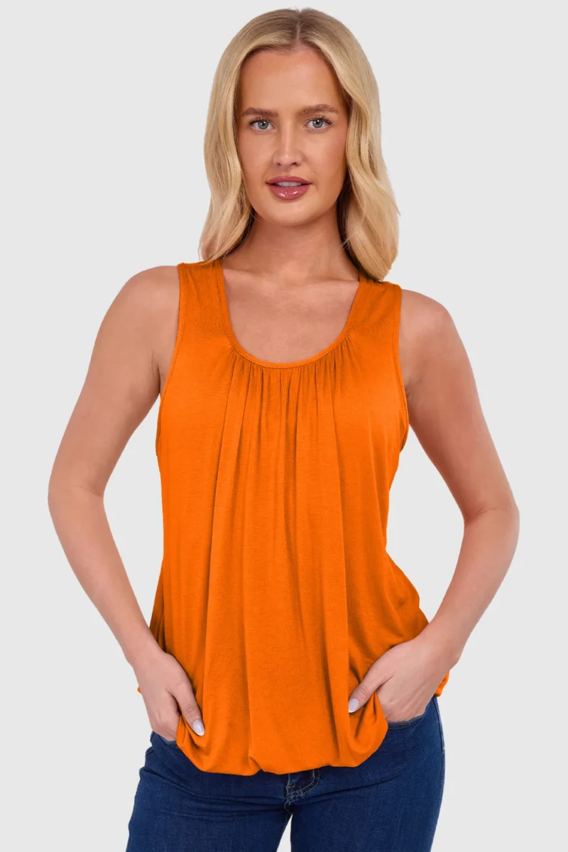 Women's Bubble Hem Vest Top