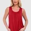 Women's Bubble Hem Vest Top