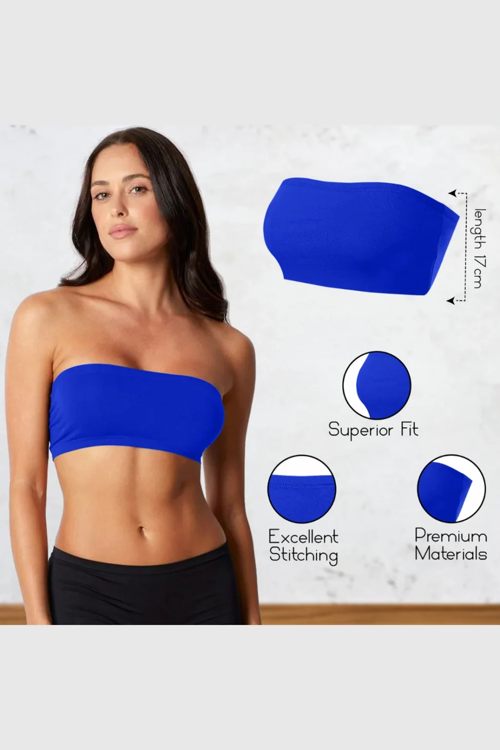 Women's Strapless Bandeau Top