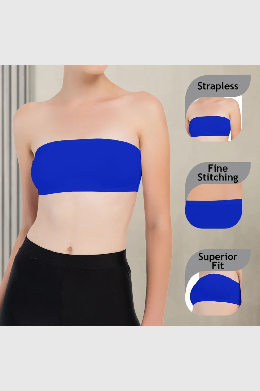 Girls Strapless Bandeau Top
