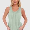 Women's Bubble Hem Vest Top