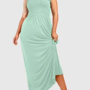 Women's Strapless Maxi Dress
