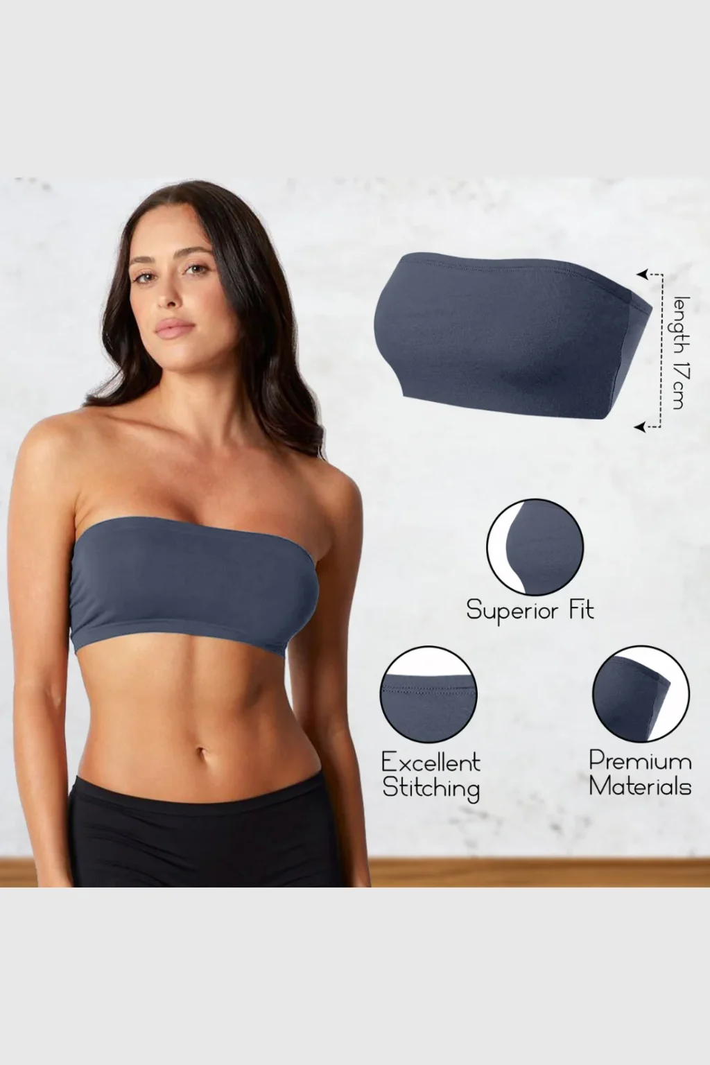 Women's Strapless Bandeau Top