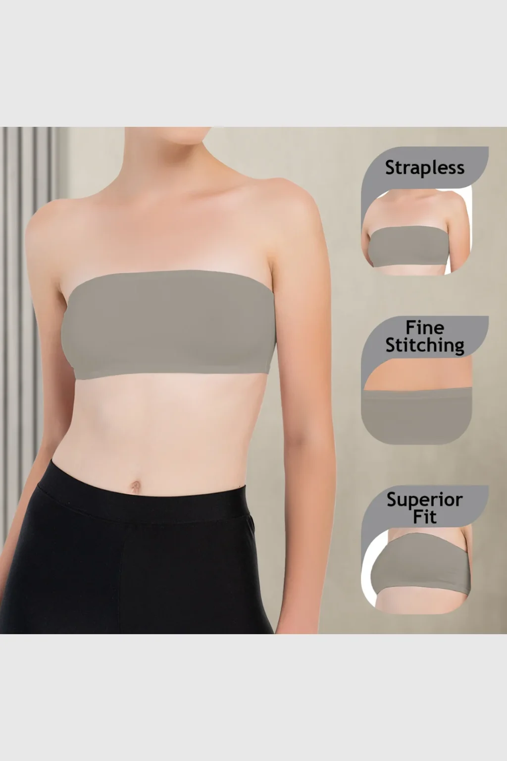 Girls Strapless Bandeau Top