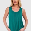 Women's Bubble Hem Vest Top