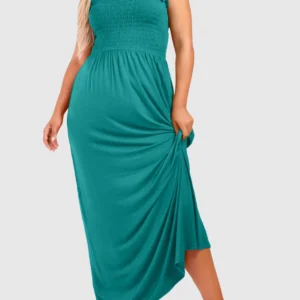Women's Strapless Maxi Dress