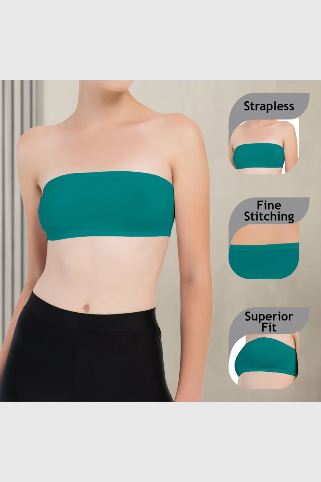 Girls Strapless Bandeau Top