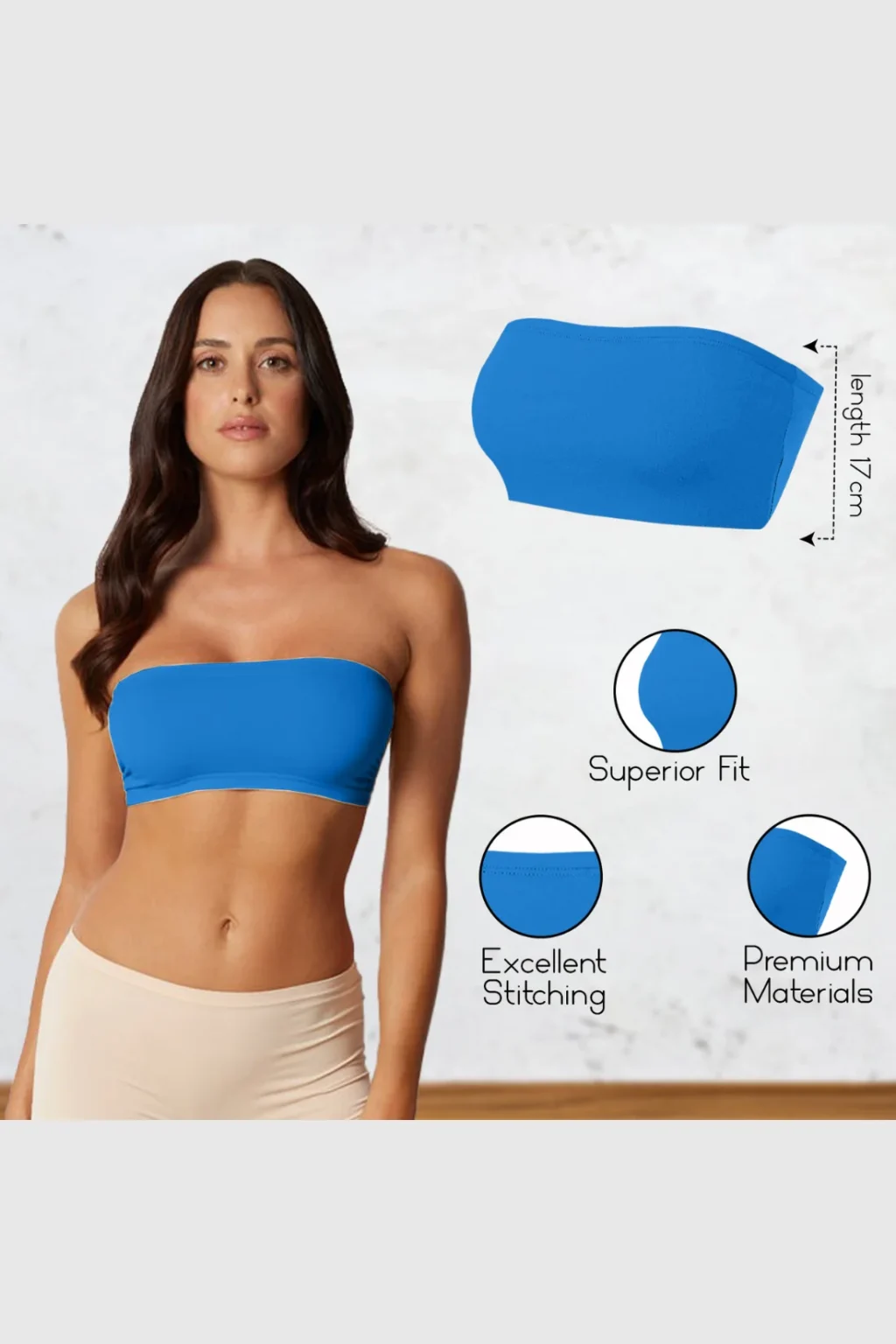 Women's Strapless Bandeau Top