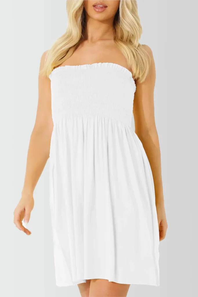 Women's Strapless Mini Dress