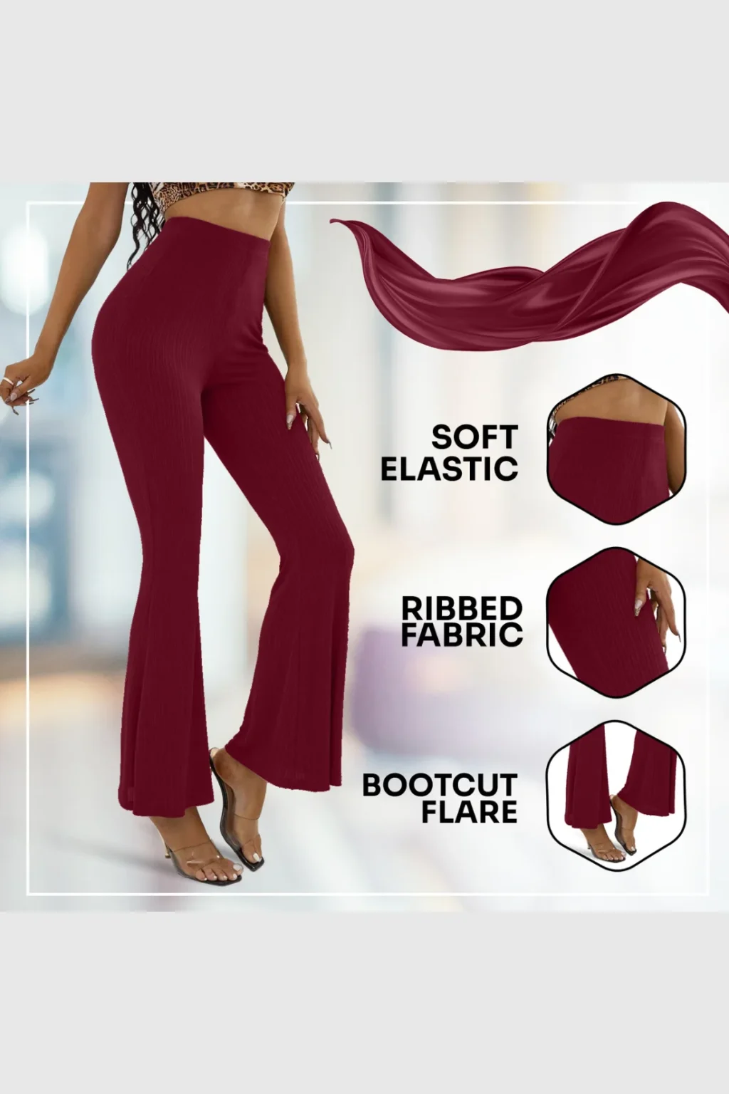 Women's Petite Bootcut Yoga Pants