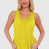 Women's Bubble Hem Vest Top