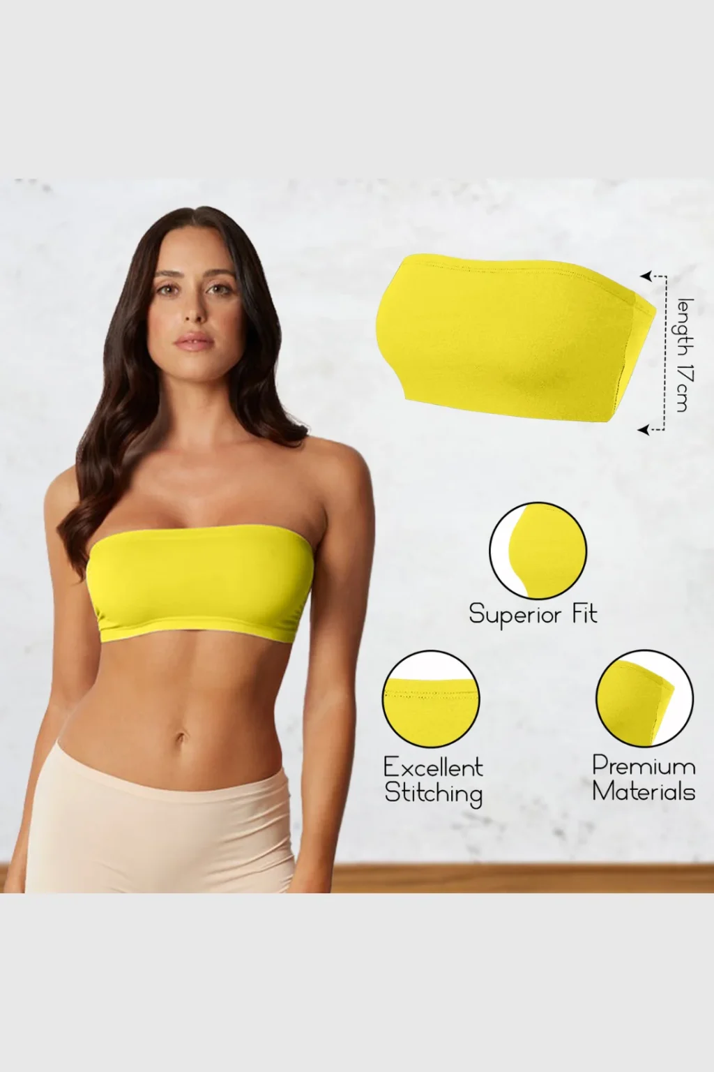 Women's Strapless Bandeau Top