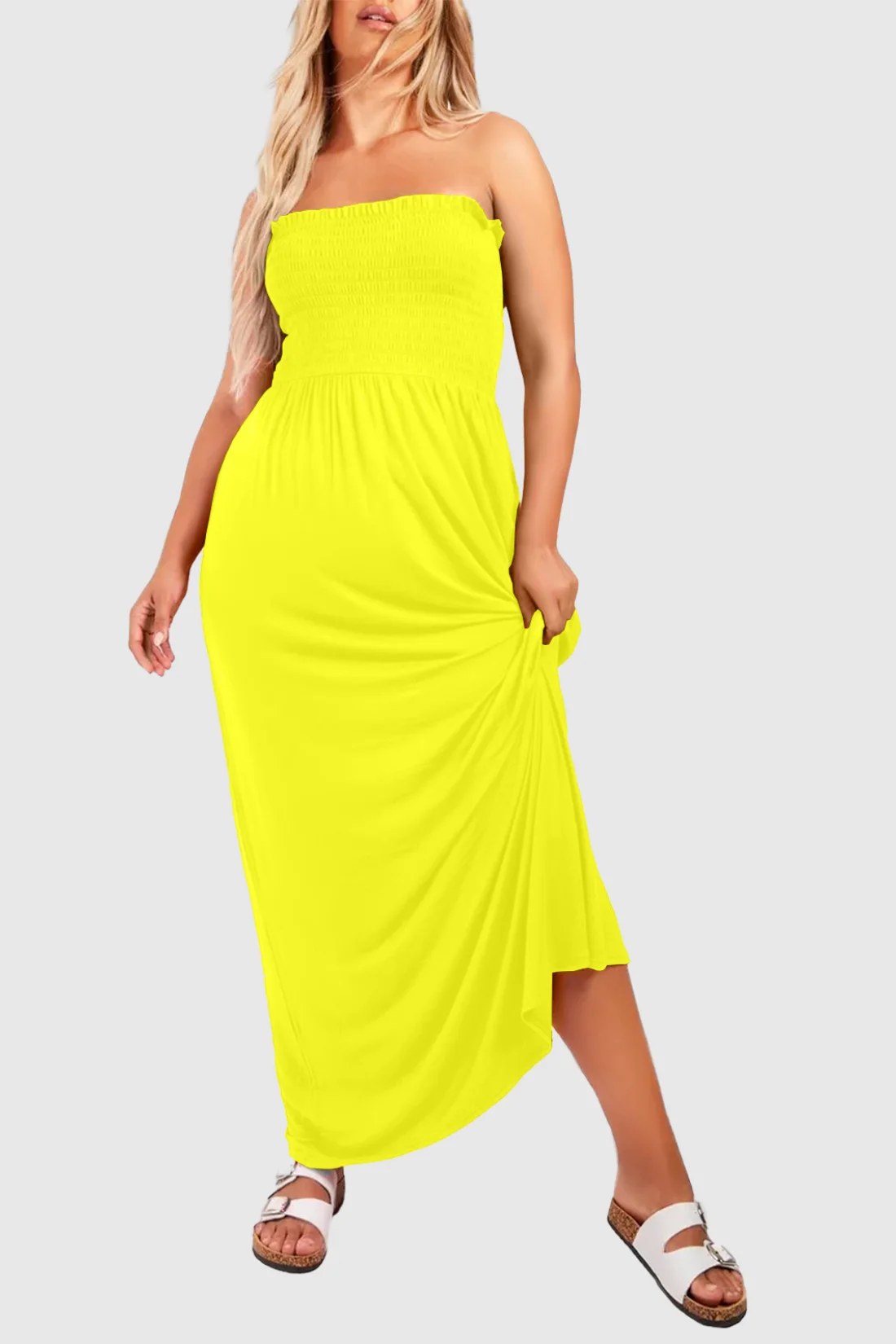 Women's Strapless Maxi Dress