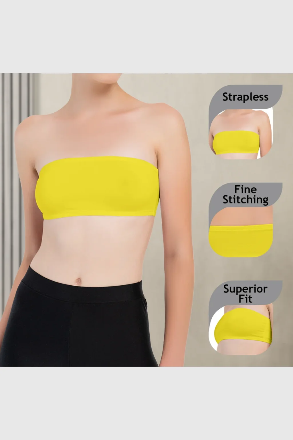 Girls Strapless Bandeau Top