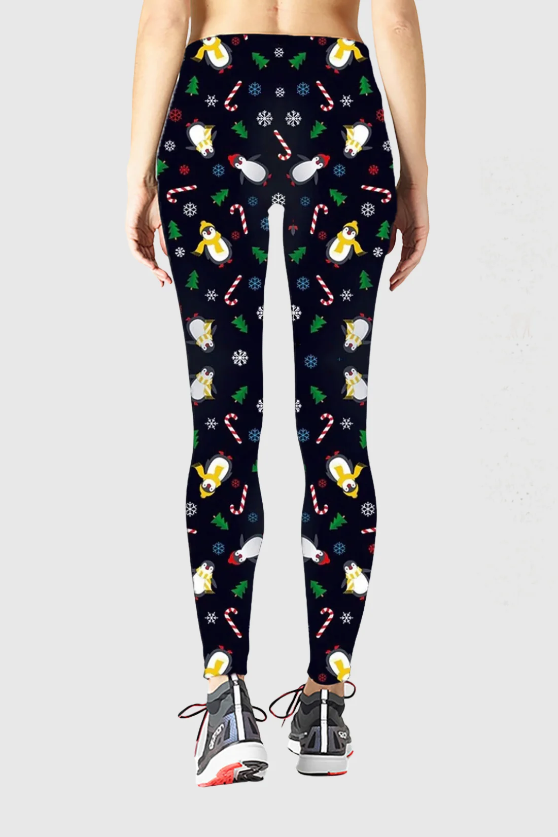 Penguin Scarf Christmas Leggings