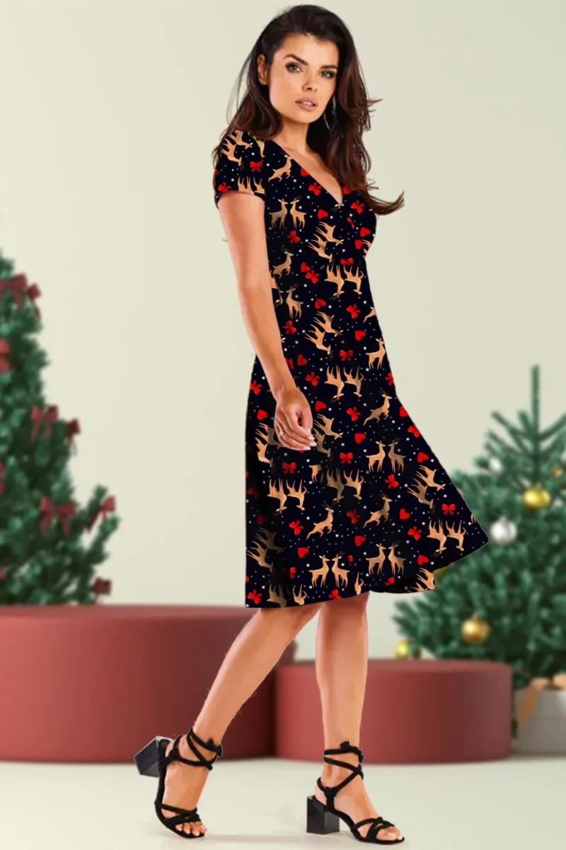 Reindeer Love Midi Dress