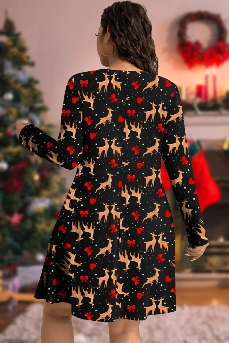 Reindeer Love Christmas Dress