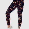 Reindeer Love Christmas Leggings