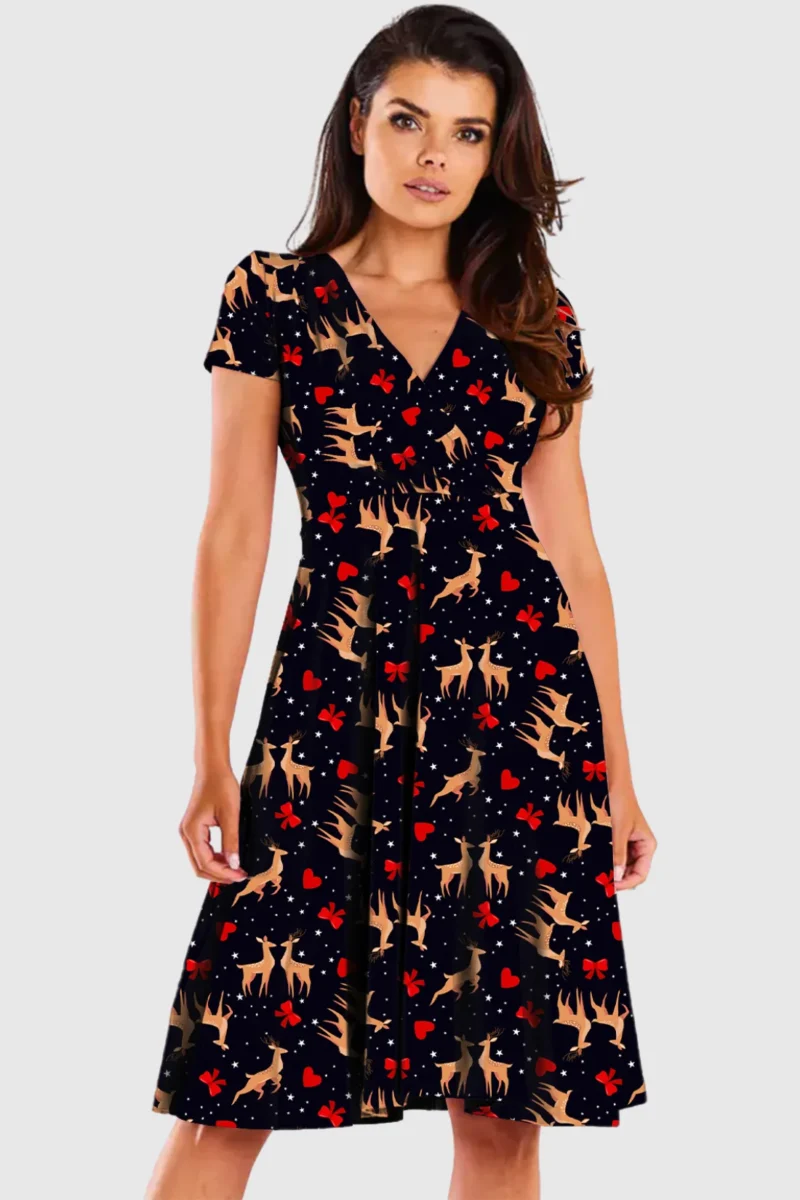 Reindeer Love Midi Dress