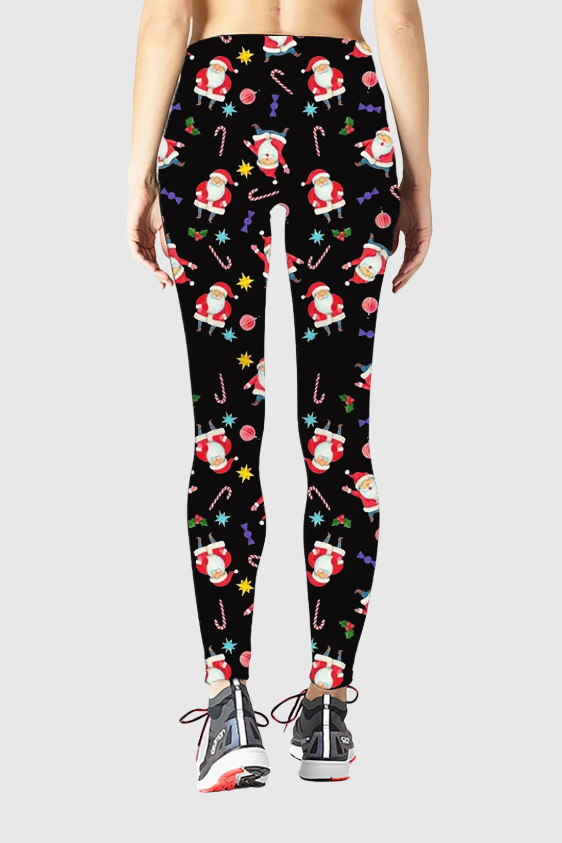 Santa Stick Christmas Leggings
