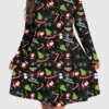 Snowflake Galaxy Christmas Dress