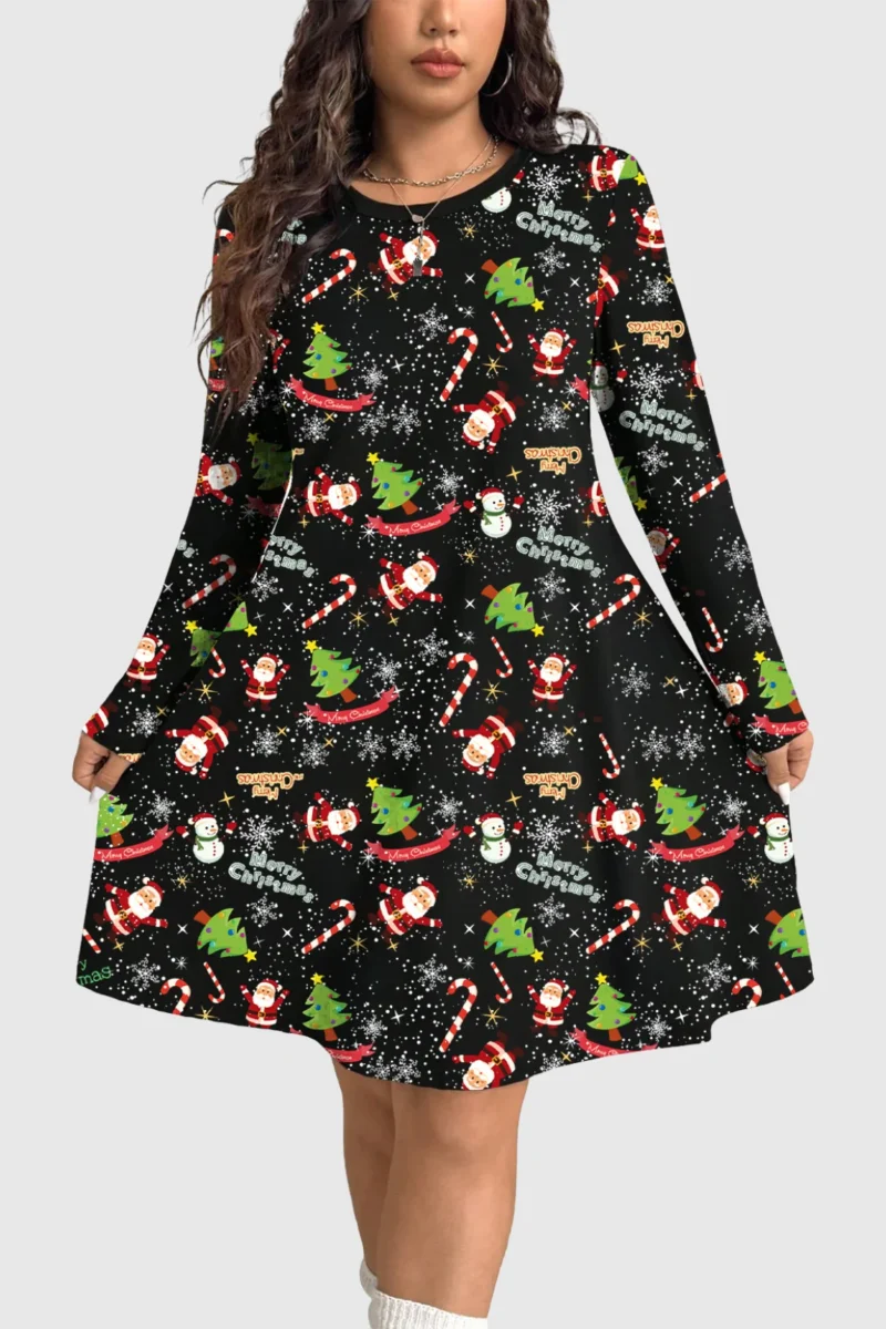 Snowflake Galaxy Christmas Dress