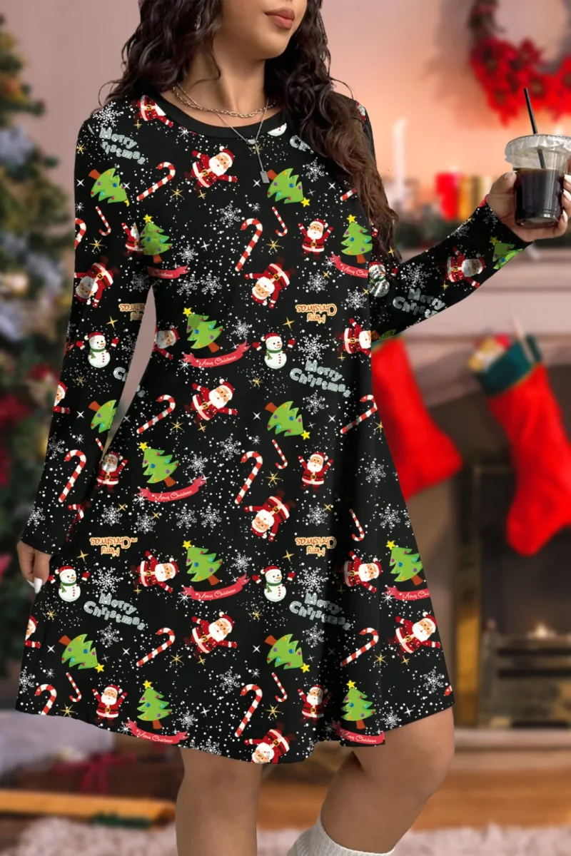 Snowflake Galaxy Christmas Dress