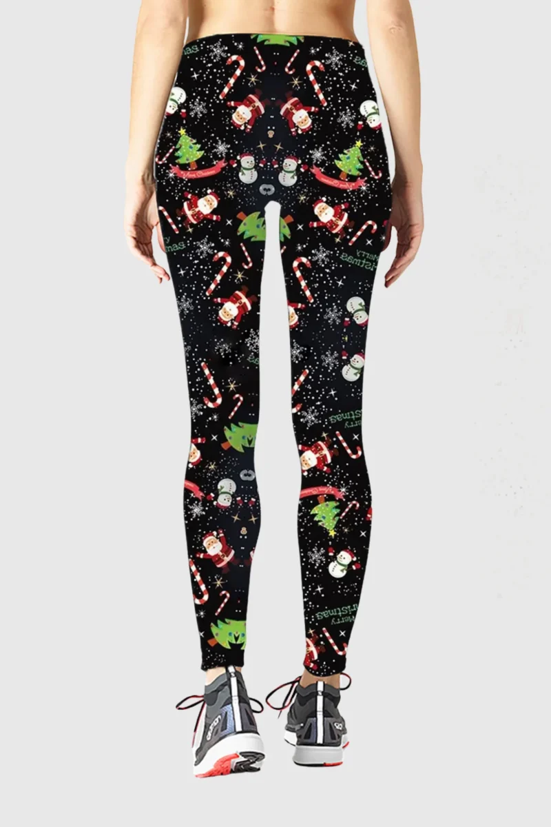 Snowflake Galaxy Christmas Leggings